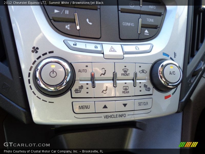 Summit White / Brownstone/Jet Black 2012 Chevrolet Equinox LTZ