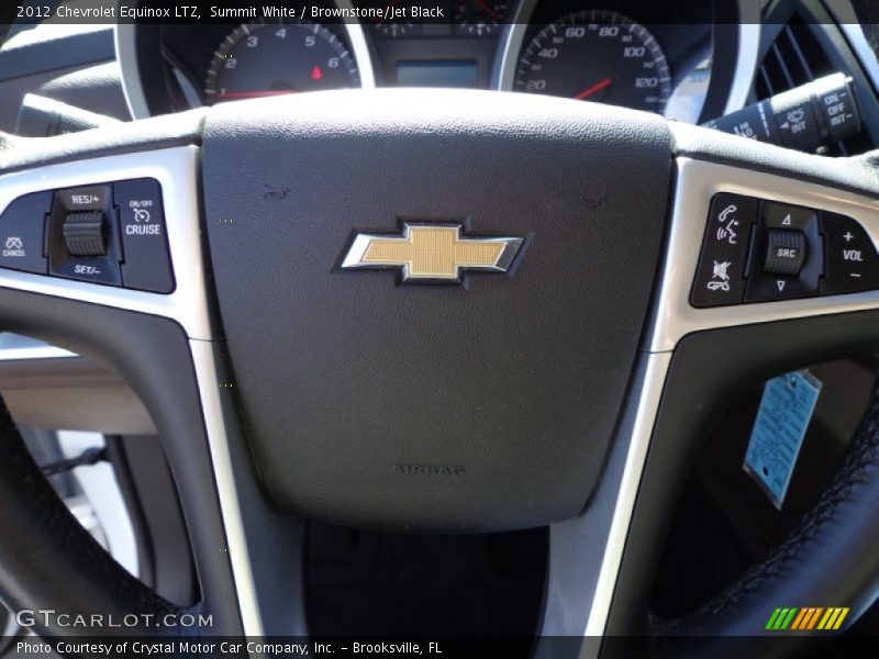 Summit White / Brownstone/Jet Black 2012 Chevrolet Equinox LTZ