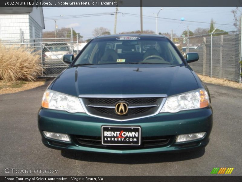 S Noble Green Metallic / Parchment 2002 Acura TL 3.2 Type S