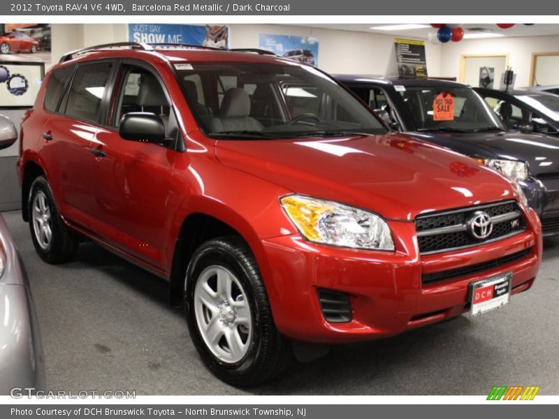 Barcelona Red Metallic / Dark Charcoal 2012 Toyota RAV4 V6 4WD