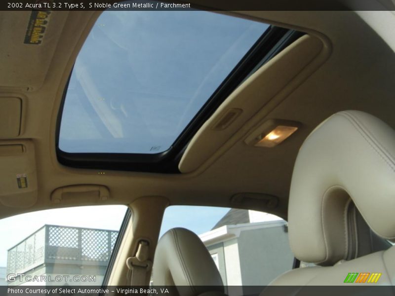 S Noble Green Metallic / Parchment 2002 Acura TL 3.2 Type S