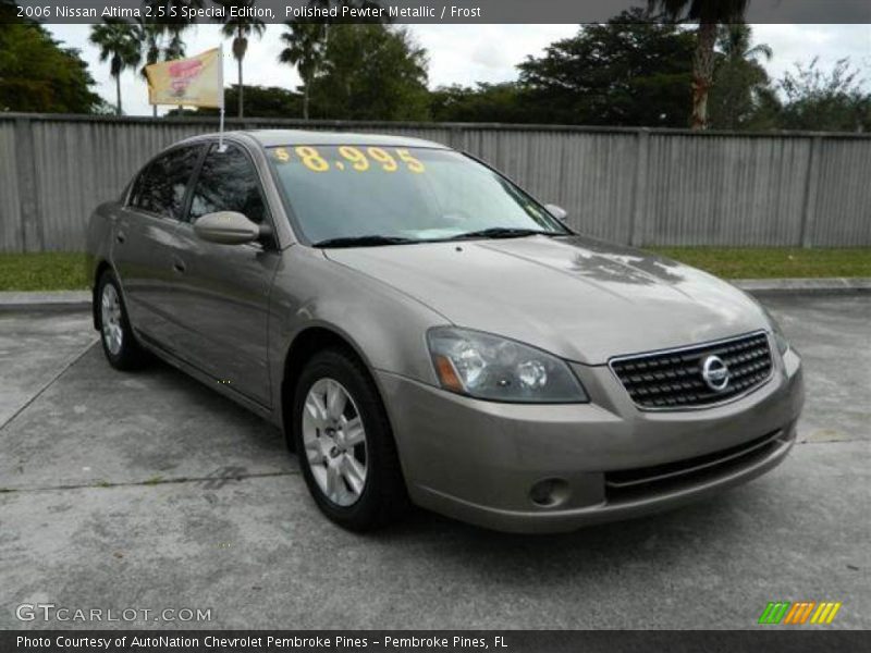 Polished Pewter Metallic / Frost 2006 Nissan Altima 2.5 S Special Edition