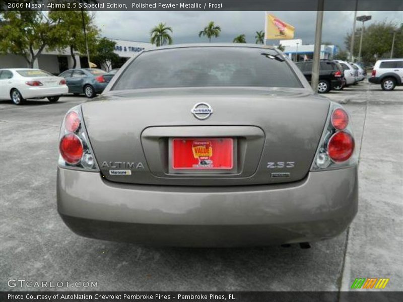 Polished Pewter Metallic / Frost 2006 Nissan Altima 2.5 S Special Edition