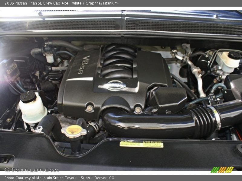 White / Graphite/Titanium 2005 Nissan Titan SE Crew Cab 4x4