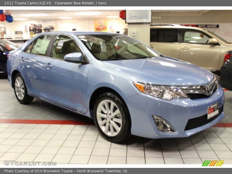 Clearwater Blue Metallic / Ivory 2012 Toyota Camry XLE V6