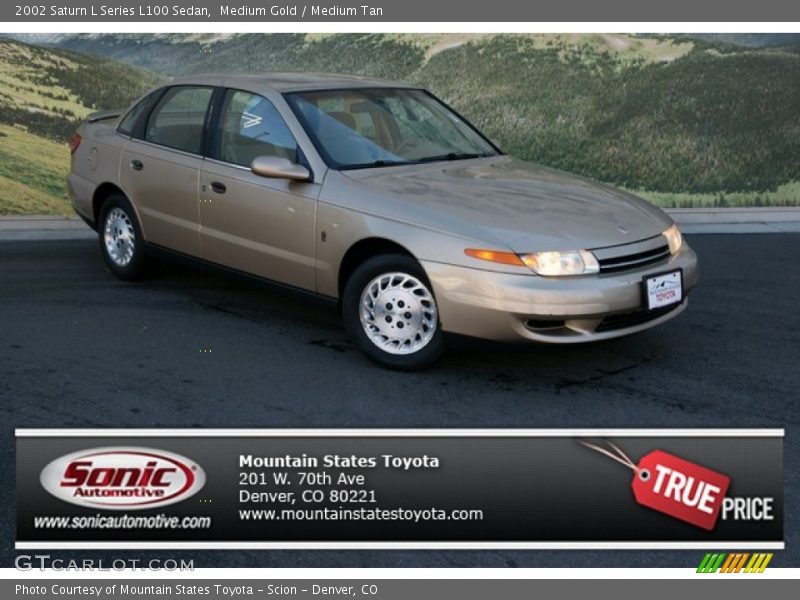 Medium Gold / Medium Tan 2002 Saturn L Series L100 Sedan