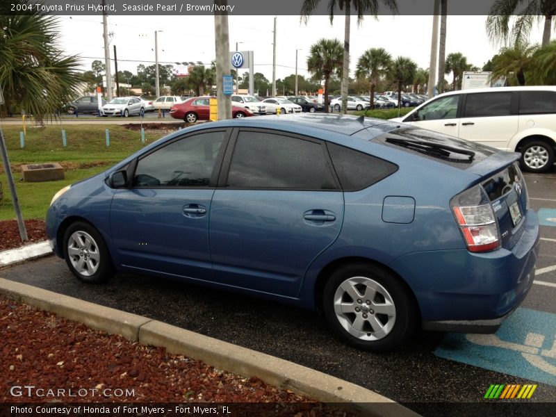 Seaside Pearl / Brown/Ivory 2004 Toyota Prius Hybrid