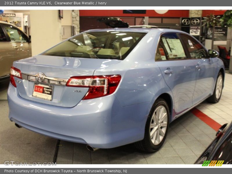 Clearwater Blue Metallic / Ivory 2012 Toyota Camry XLE V6