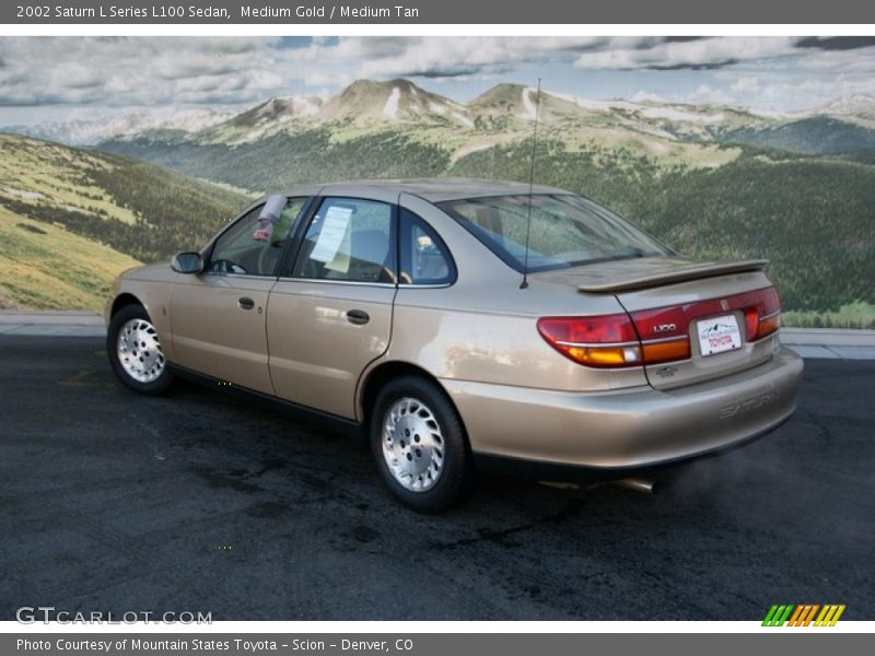 Medium Gold / Medium Tan 2002 Saturn L Series L100 Sedan