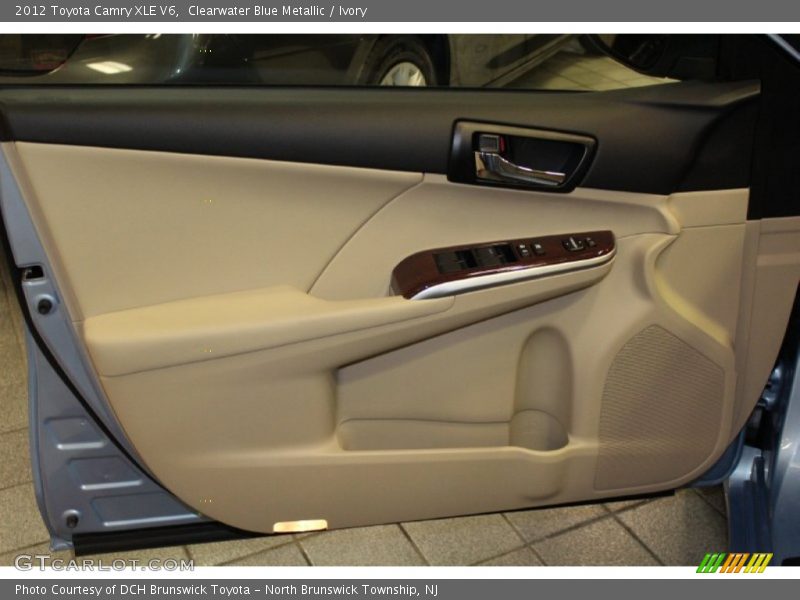 Clearwater Blue Metallic / Ivory 2012 Toyota Camry XLE V6
