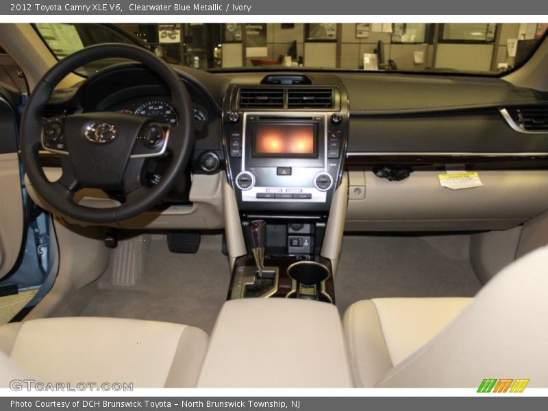 Clearwater Blue Metallic / Ivory 2012 Toyota Camry XLE V6