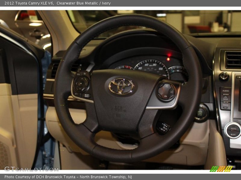 Clearwater Blue Metallic / Ivory 2012 Toyota Camry XLE V6