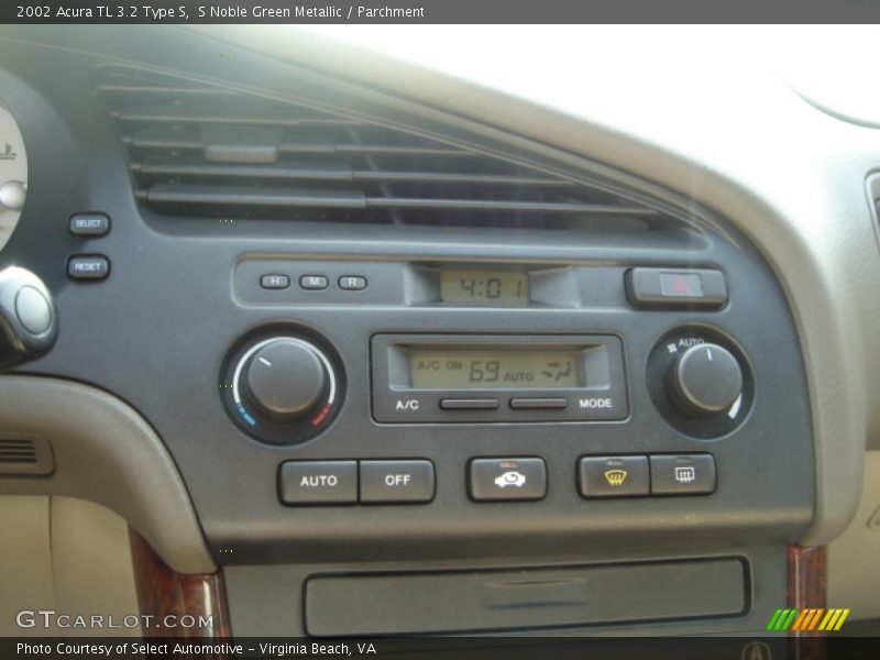 S Noble Green Metallic / Parchment 2002 Acura TL 3.2 Type S