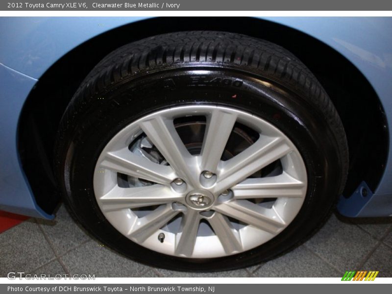 Clearwater Blue Metallic / Ivory 2012 Toyota Camry XLE V6