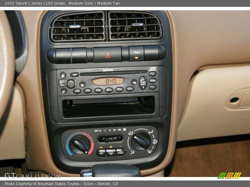 Controls of 2002 L Series L100 Sedan