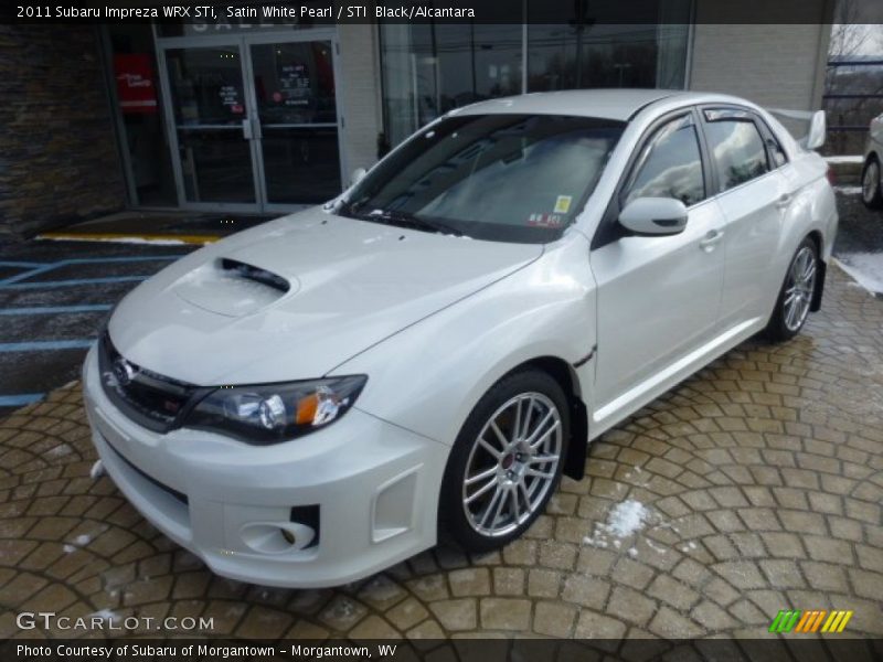 Front 3/4 View of 2011 Impreza WRX STi