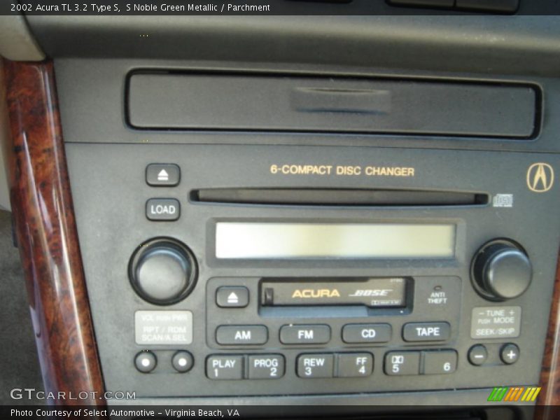 S Noble Green Metallic / Parchment 2002 Acura TL 3.2 Type S