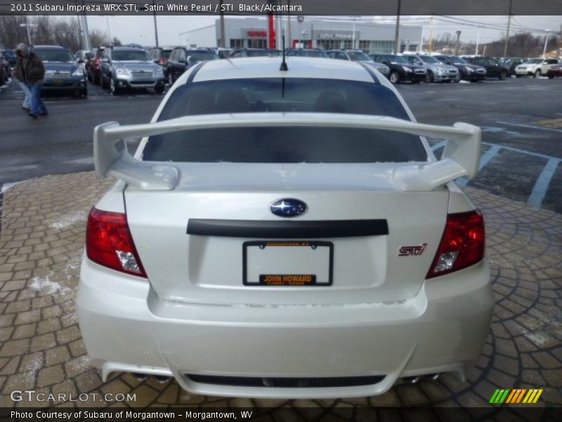 Satin White Pearl / STI  Black/Alcantara 2011 Subaru Impreza WRX STi