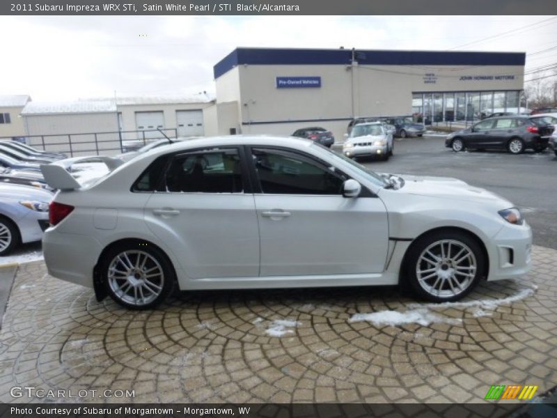 Satin White Pearl / STI  Black/Alcantara 2011 Subaru Impreza WRX STi