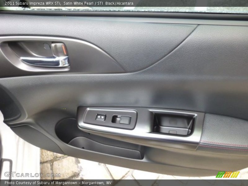 Satin White Pearl / STI  Black/Alcantara 2011 Subaru Impreza WRX STi