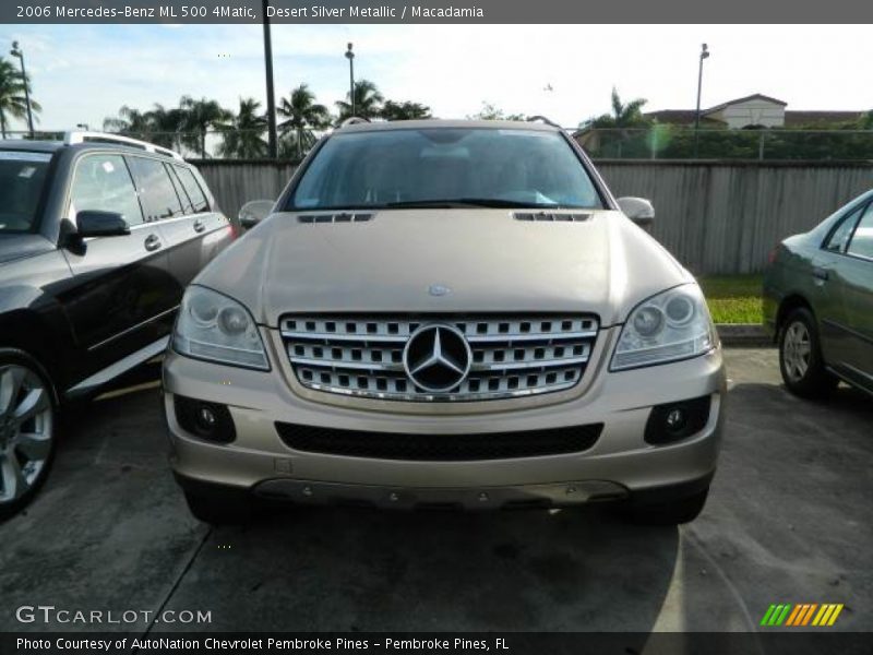 Desert Silver Metallic / Macadamia 2006 Mercedes-Benz ML 500 4Matic