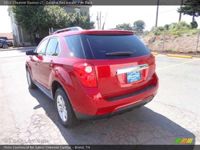 Cardinal Red Metallic / Jet Black 2012 Chevrolet Equinox LT