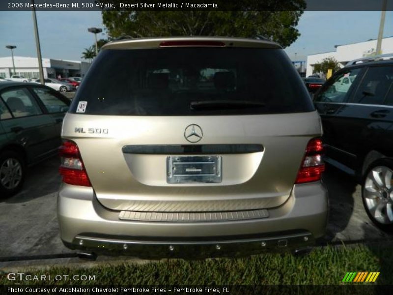 Desert Silver Metallic / Macadamia 2006 Mercedes-Benz ML 500 4Matic