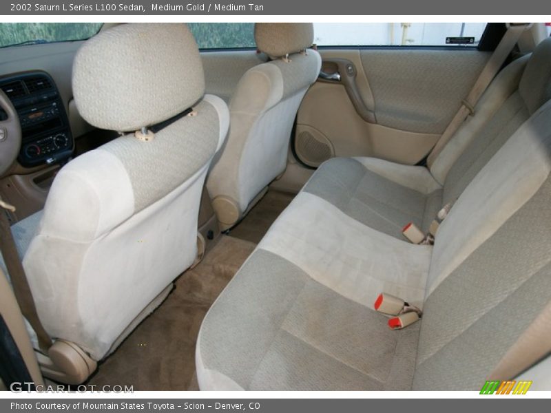 Rear Seat of 2002 L Series L100 Sedan