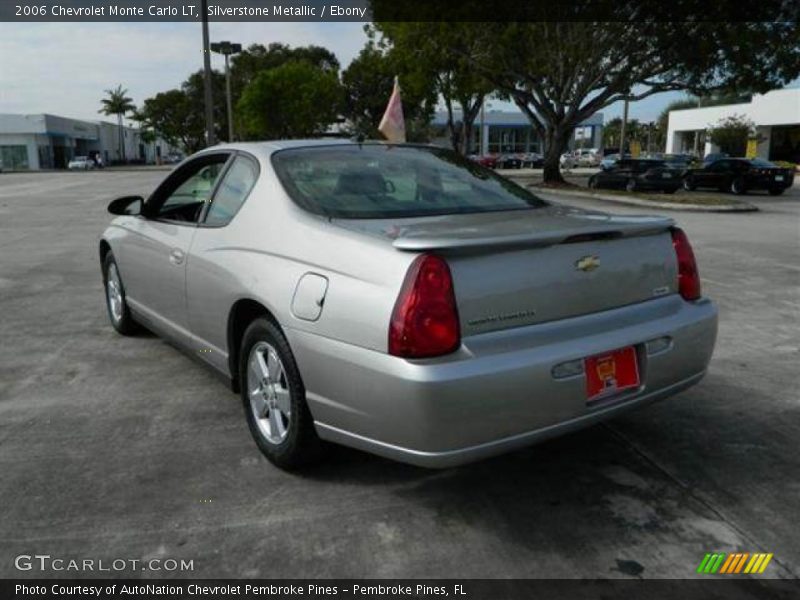 Silverstone Metallic / Ebony 2006 Chevrolet Monte Carlo LT