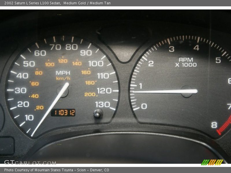 Medium Gold / Medium Tan 2002 Saturn L Series L100 Sedan