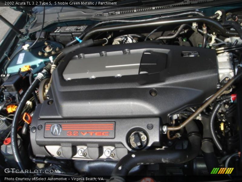 S Noble Green Metallic / Parchment 2002 Acura TL 3.2 Type S