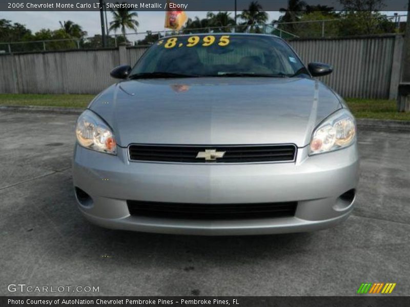Silverstone Metallic / Ebony 2006 Chevrolet Monte Carlo LT