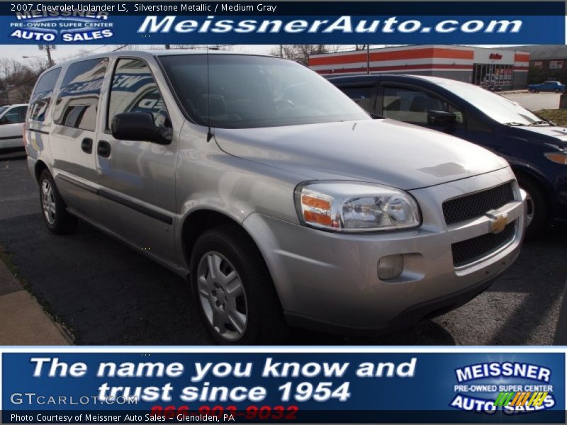 Silverstone Metallic / Medium Gray 2007 Chevrolet Uplander LS