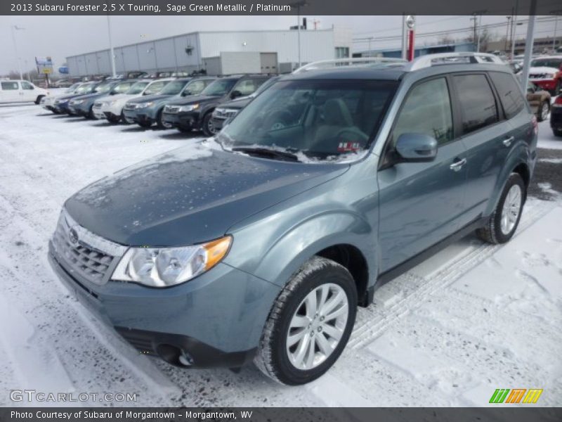 Sage Green Metallic / Platinum 2013 Subaru Forester 2.5 X Touring