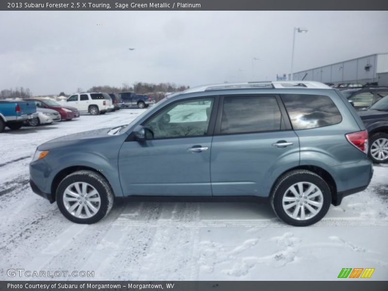 Sage Green Metallic / Platinum 2013 Subaru Forester 2.5 X Touring