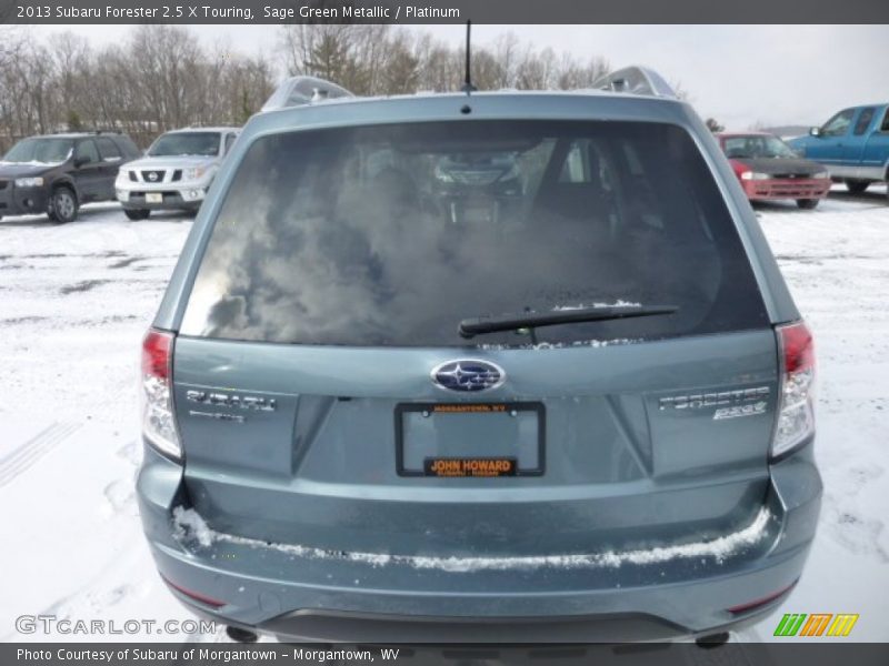 Sage Green Metallic / Platinum 2013 Subaru Forester 2.5 X Touring