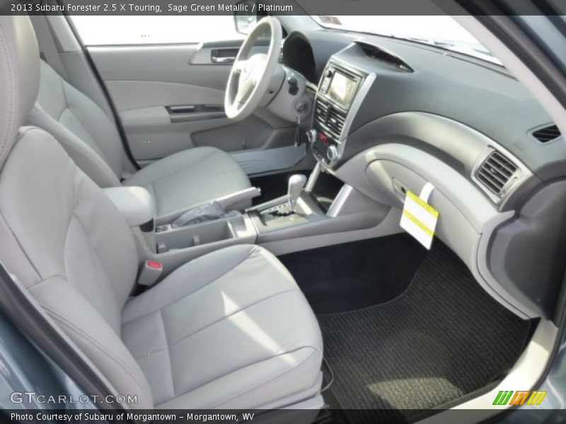 Sage Green Metallic / Platinum 2013 Subaru Forester 2.5 X Touring