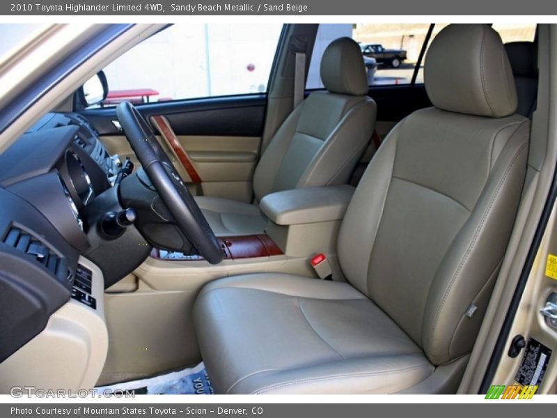 Sandy Beach Metallic / Sand Beige 2010 Toyota Highlander Limited 4WD