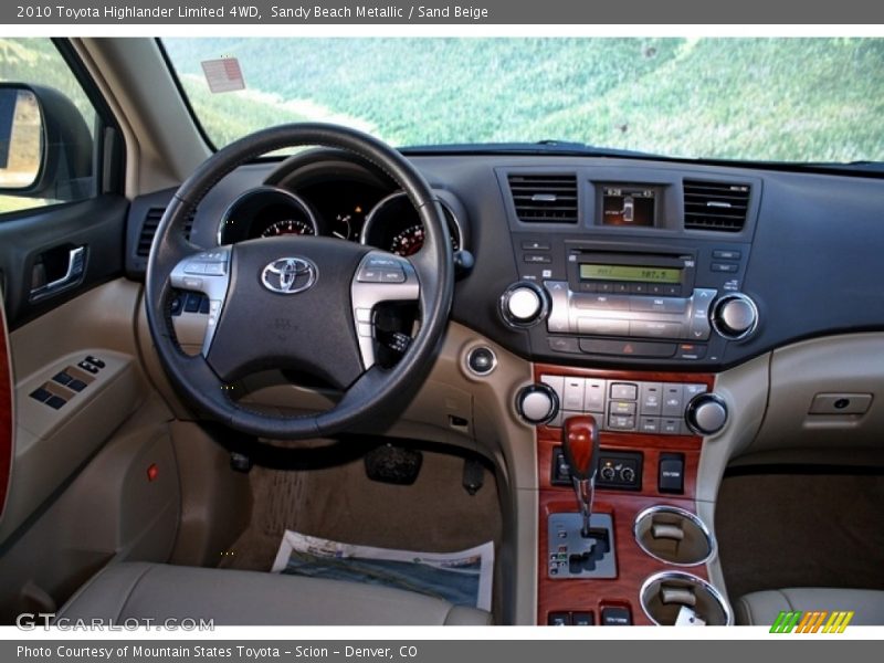 Sandy Beach Metallic / Sand Beige 2010 Toyota Highlander Limited 4WD