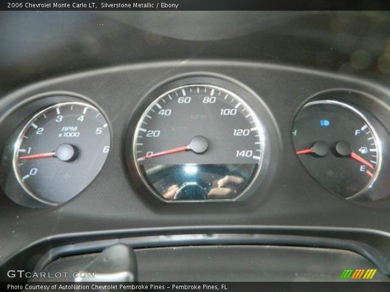Silverstone Metallic / Ebony 2006 Chevrolet Monte Carlo LT