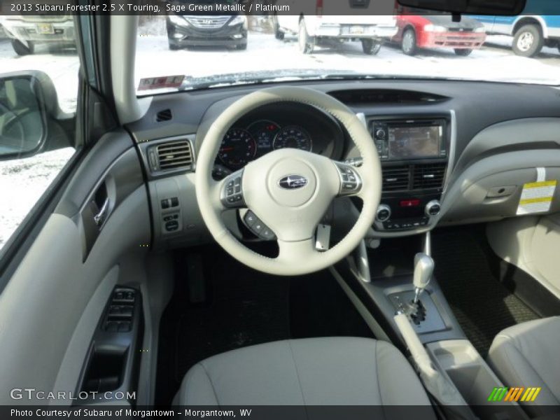Sage Green Metallic / Platinum 2013 Subaru Forester 2.5 X Touring