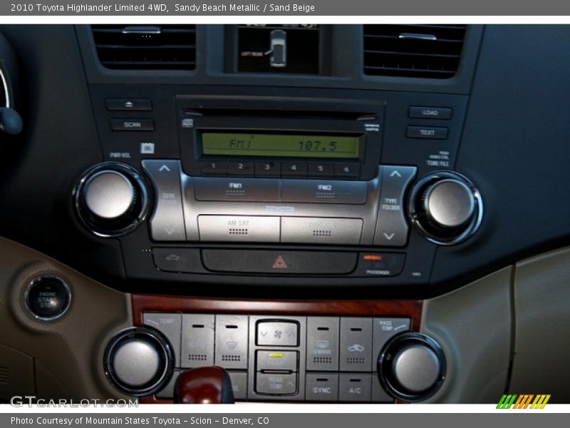 Sandy Beach Metallic / Sand Beige 2010 Toyota Highlander Limited 4WD
