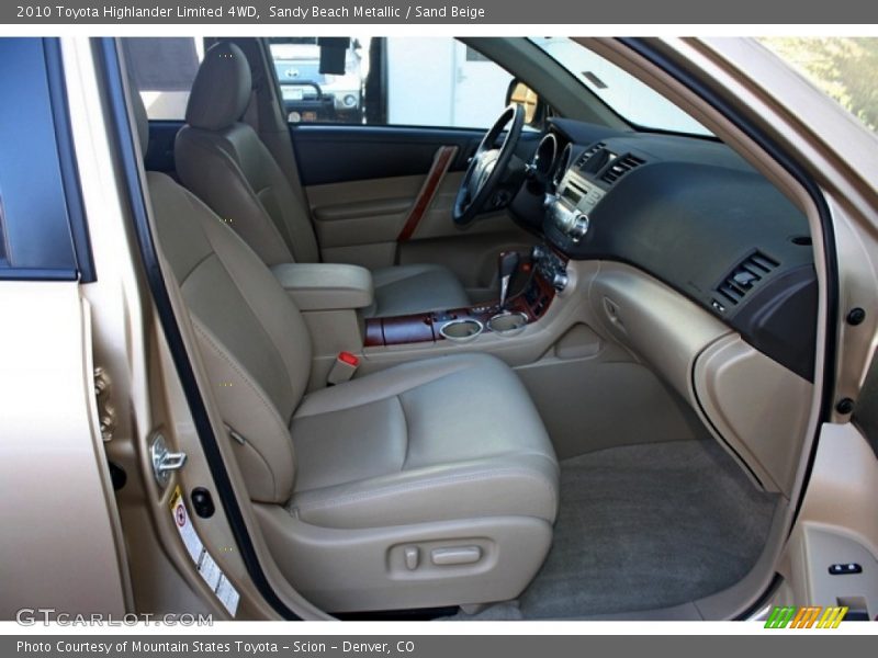 Sandy Beach Metallic / Sand Beige 2010 Toyota Highlander Limited 4WD
