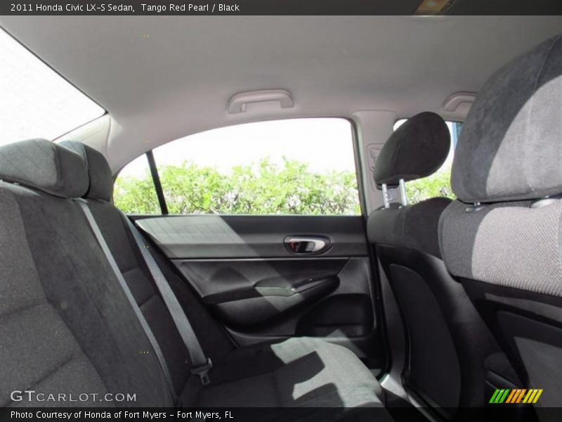 Tango Red Pearl / Black 2011 Honda Civic LX-S Sedan