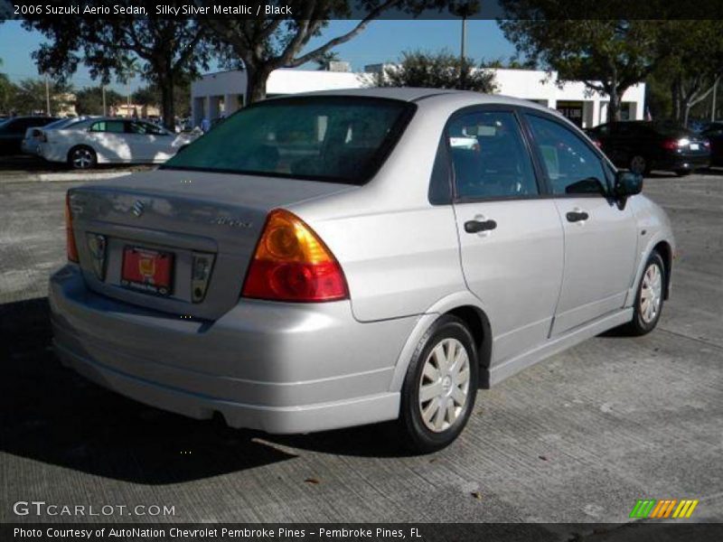 Silky Silver Metallic / Black 2006 Suzuki Aerio Sedan