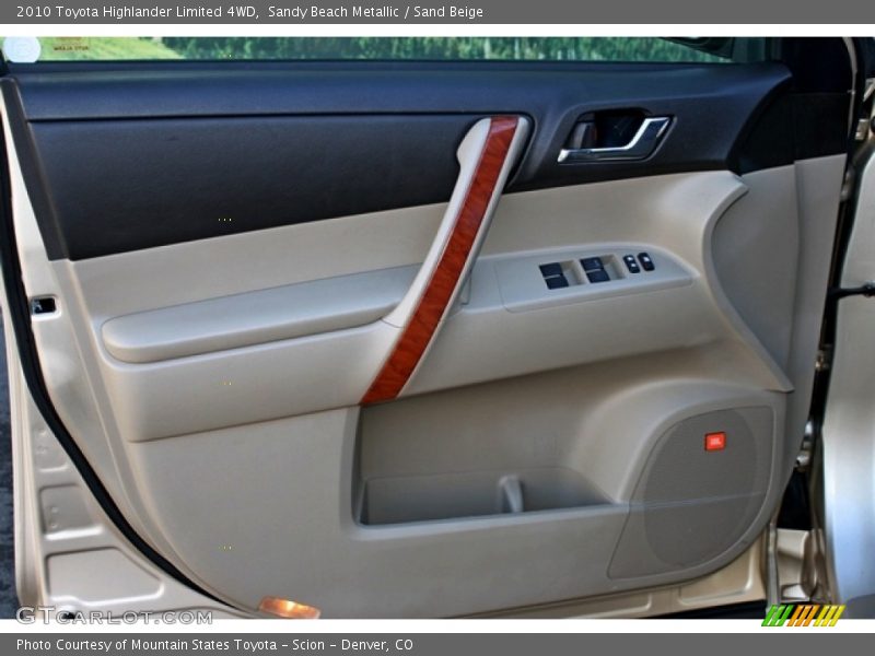 Sandy Beach Metallic / Sand Beige 2010 Toyota Highlander Limited 4WD