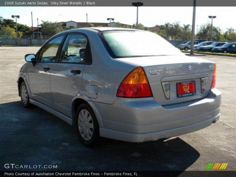 Silky Silver Metallic / Black 2006 Suzuki Aerio Sedan