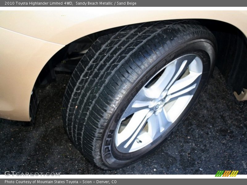 Sandy Beach Metallic / Sand Beige 2010 Toyota Highlander Limited 4WD