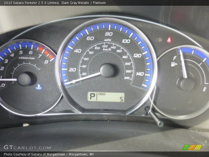 Dark Gray Metallic / Platinum 2013 Subaru Forester 2.5 X Limited