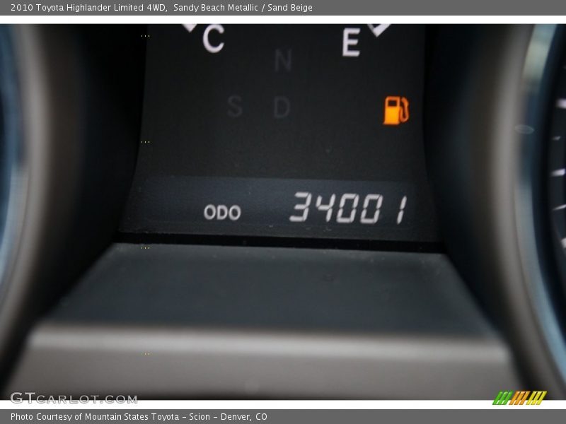 Sandy Beach Metallic / Sand Beige 2010 Toyota Highlander Limited 4WD